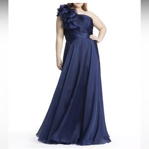 Mac Duggal One Shoulder A - Line Gown